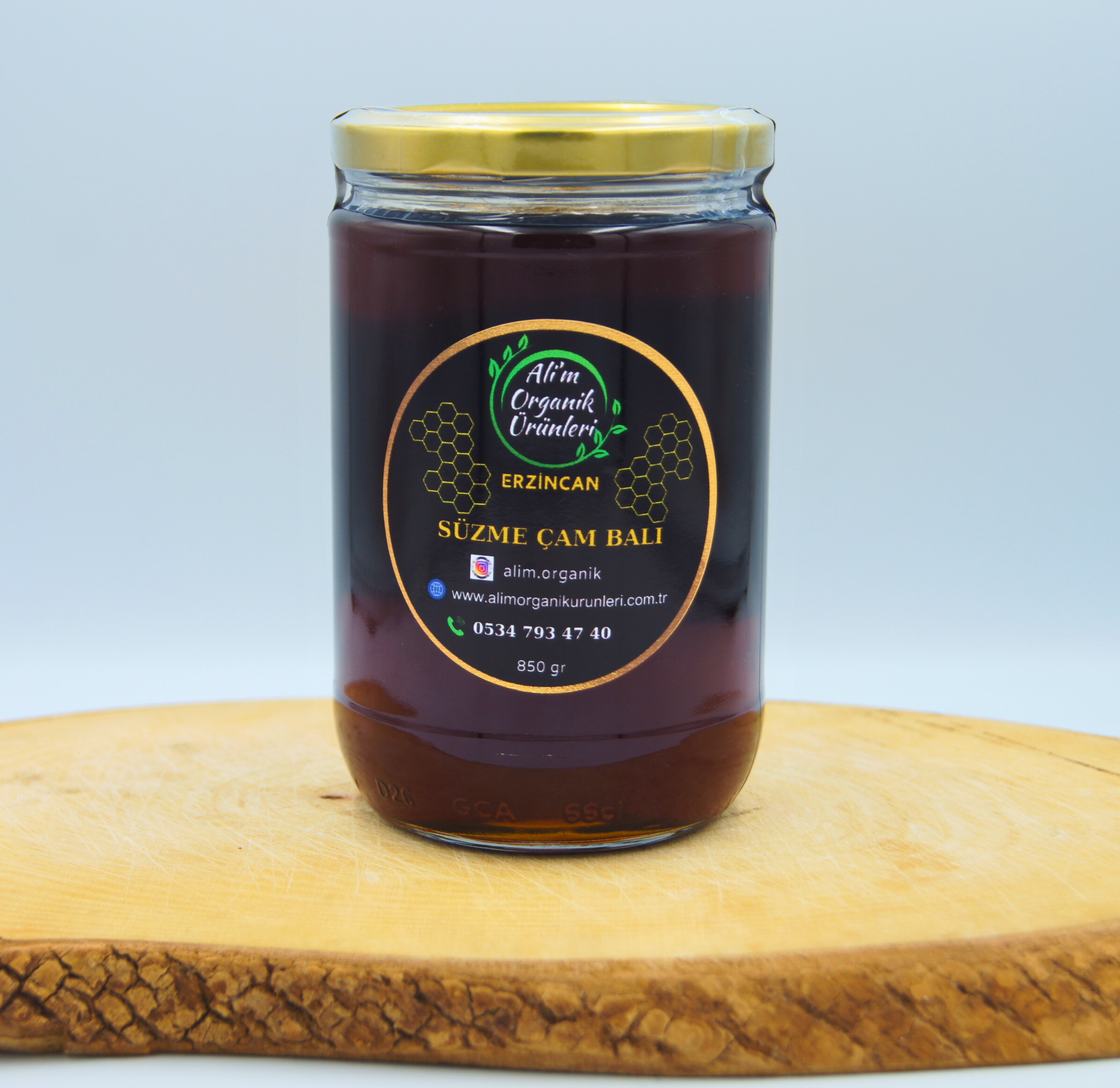 Erzincan Yayla Süzme Çam Balı (850gr)